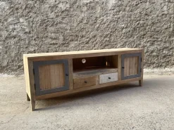 Mobile modello Mobile portatv linz stile scandinavian 2 ante 2 cassetti porta tv di Outlet etnico in Offerta Outlet