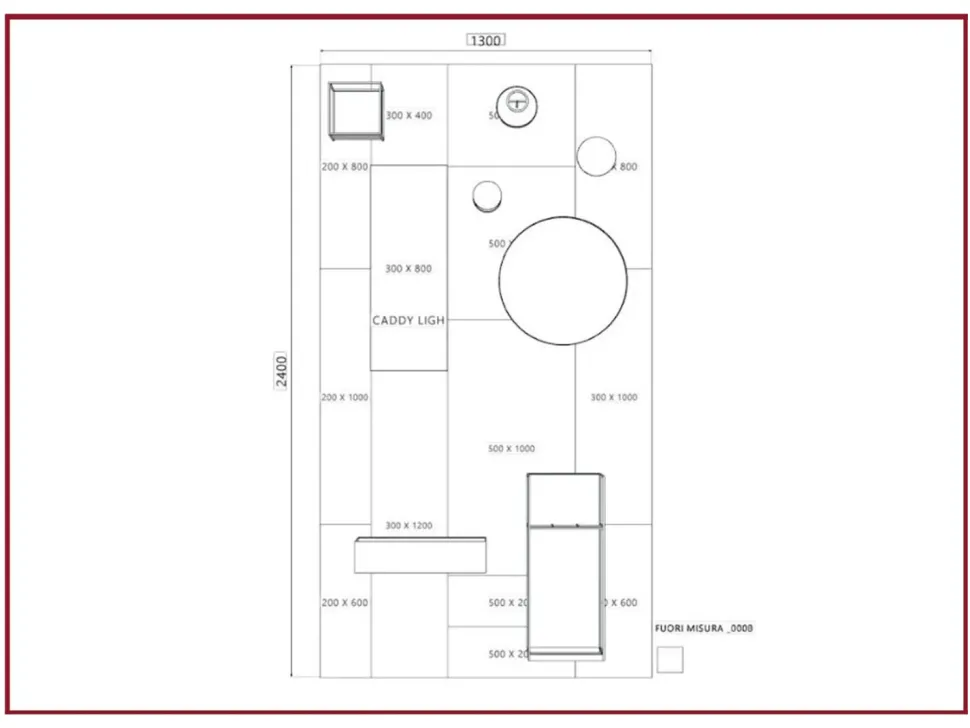 Mobile per un ingresso design modello Magnetika di Ronda design a prezzo Outlet