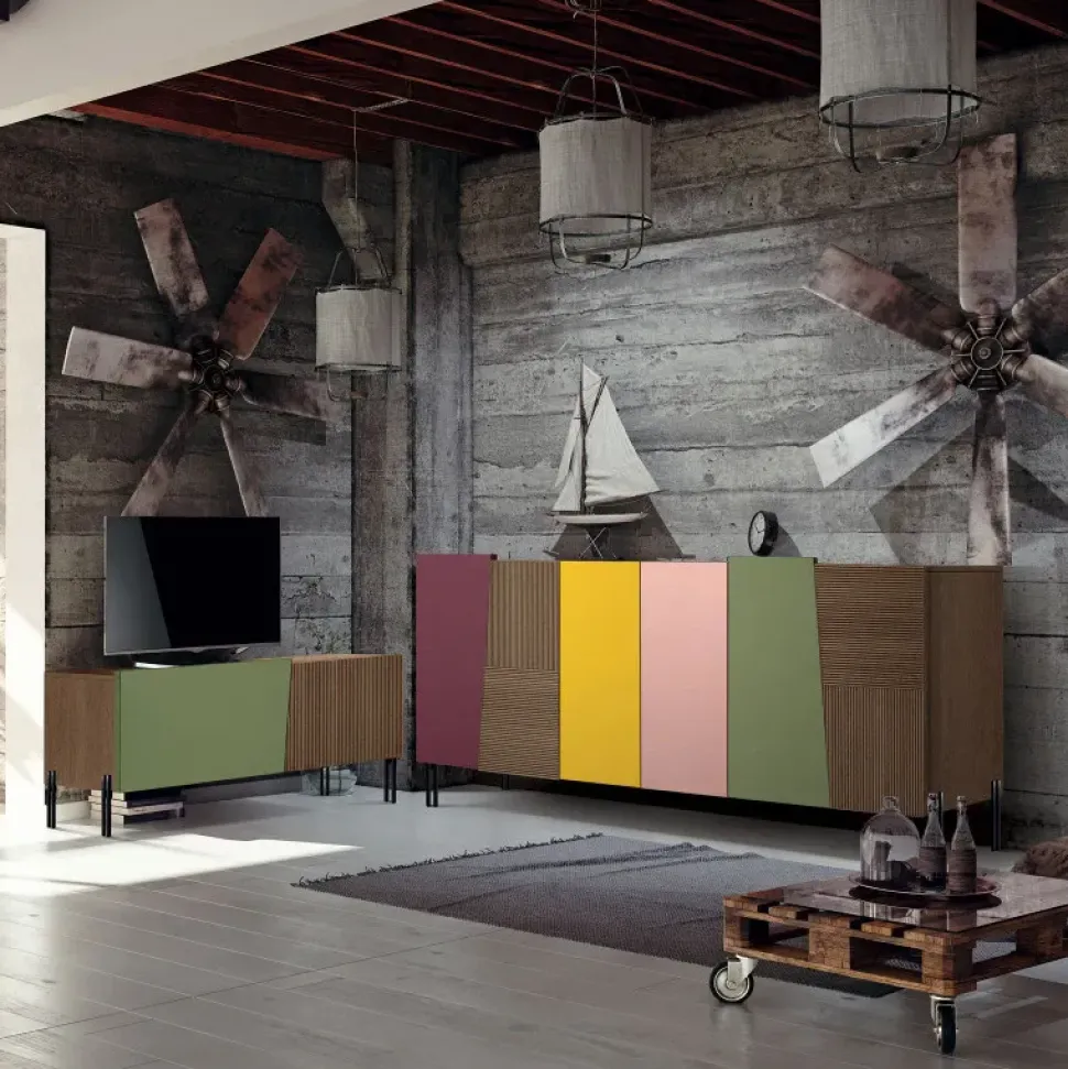 Mobile porta tv Art 3152 di Mobilificio bellutti con uno SCONTO IMPERDIBILE