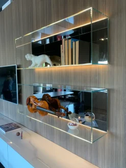 Mobile soggiorno modello Living materia e 36e8 glass di Lago a PREZZI OUTLET