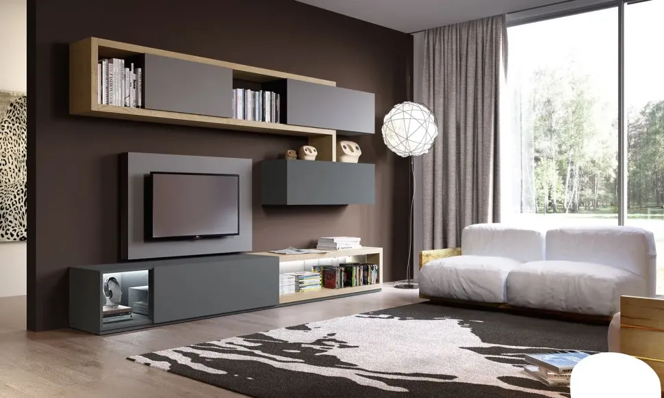 Mobile soggiorno modello Story 1 di Astor mobili a PREZZI OUTLET