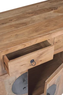 Mobile soggiorno modello Mobile credenza zen 2 ante 3 cassetti    di Outlet etnico a prezzo Outlet