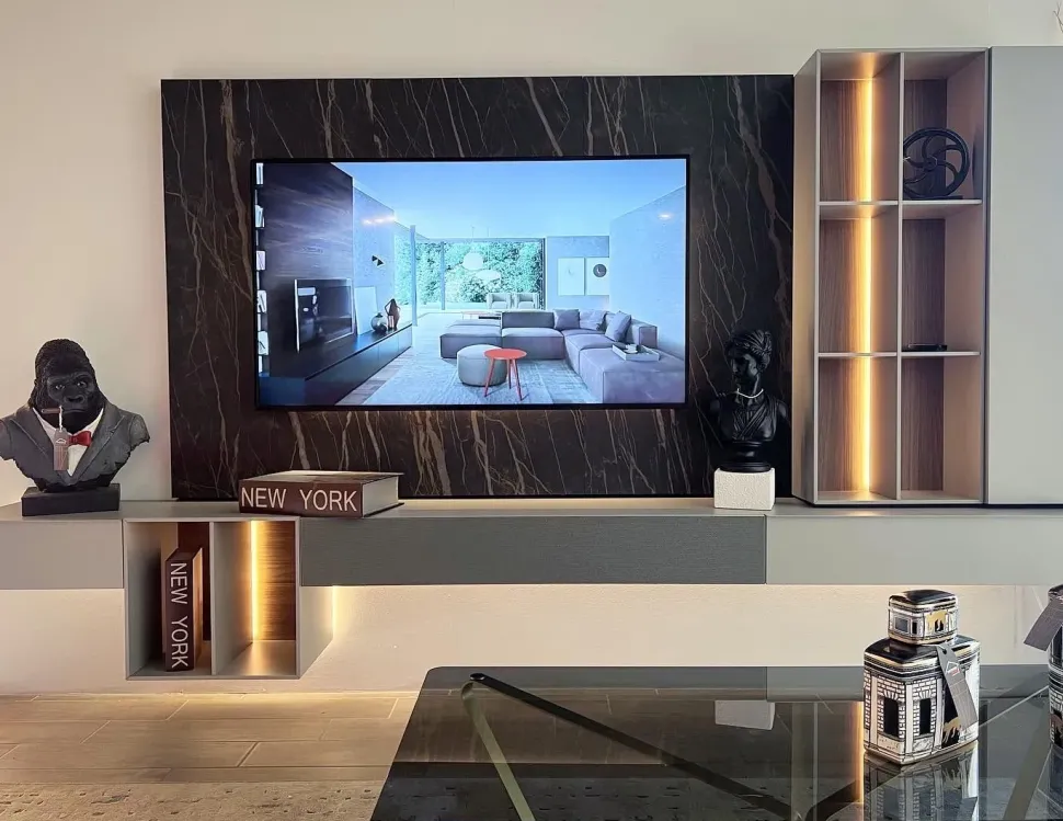 Mobile soggiorno modello Code di Caccaro scontato -40%