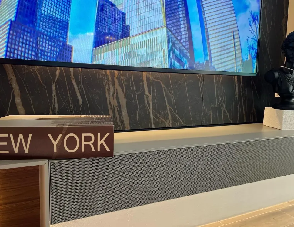 Mobile soggiorno modello Code di Caccaro scontato -40%