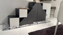 Mobile soggiorno modello Dr-one di De rosso scontato -30%