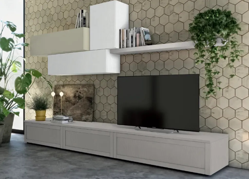 Mobile soggiorno modello L124 di Colombini casa a PREZZI OUTLET