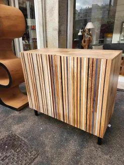 Mobile soggiorno modello Madia credenza line 2a di Outlet etnico a prezzo scontato