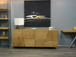 Mobile soggiorno modello Trapeze di Fgf mobili a prezzo Outlet