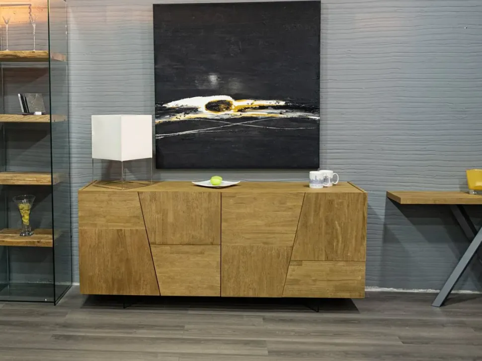 Mobile soggiorno modello Trapeze di Fgf mobili a prezzo Outlet