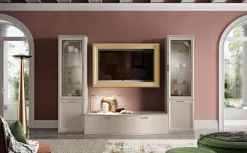 Mobile soggiorno modello Jazz luxury composizione 139 di Gierre mobili a PREZZI OUTLET