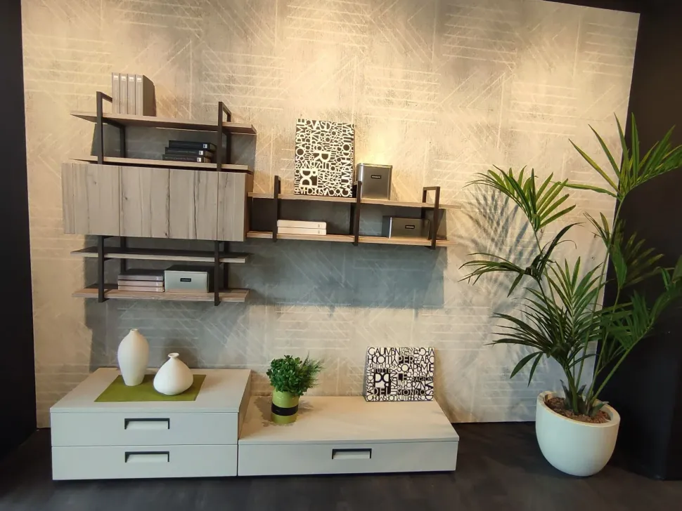 Mobile soggiorno modello Round di Lube cucine scontato -50%