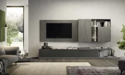 Mobile soggiorno modello Vitality luce c02 di Colombini casa a PREZZI OUTLET