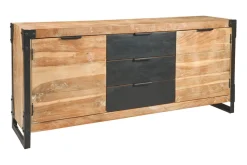 Mobile soggiorno modello Madia  industriale iron 2 ante 3 cassetti di Outlet etnico a PREZZI OUTLET