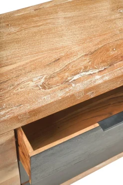 Mobile soggiorno modello Madia  industriale iron 2 ante 3 cassetti di Outlet etnico a PREZZI OUTLET