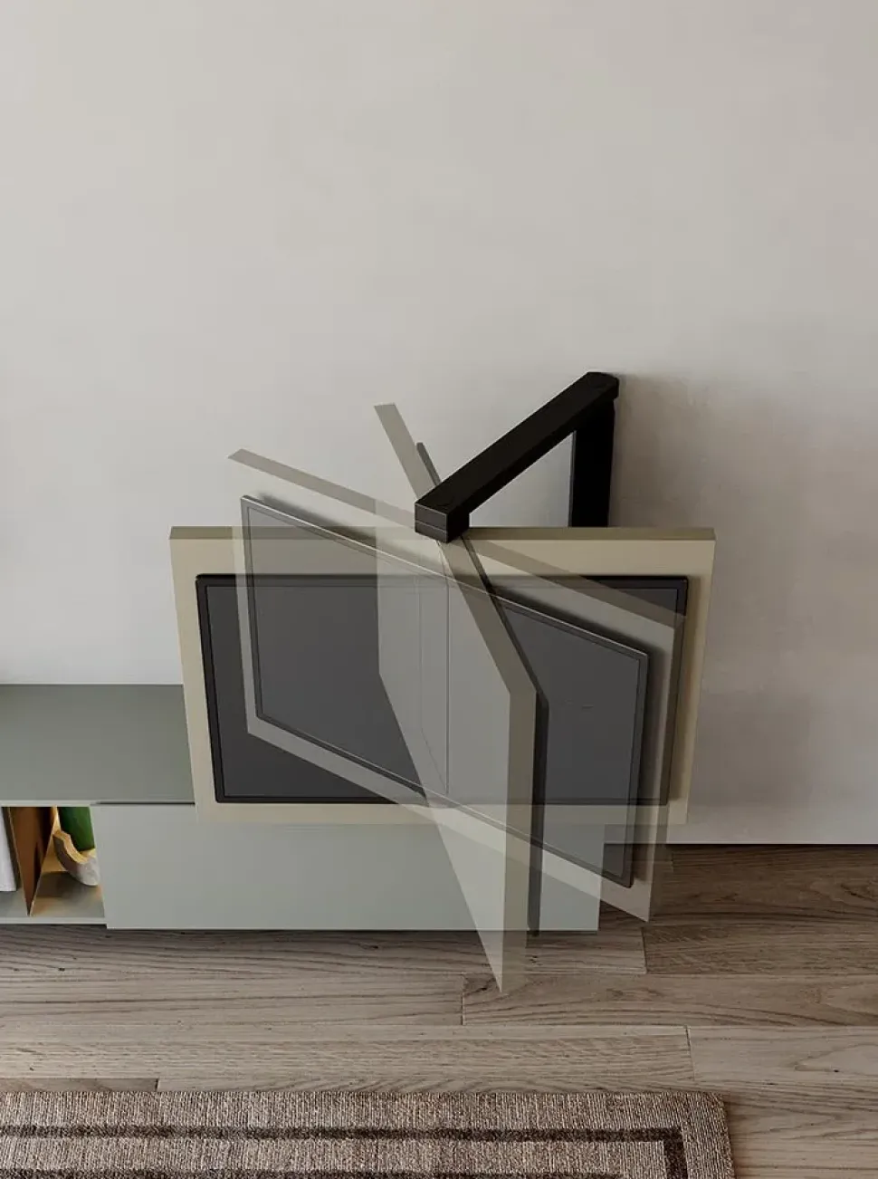 Mobile soggiorno modello Full 360 di Astor mobili a PREZZI OUTLET