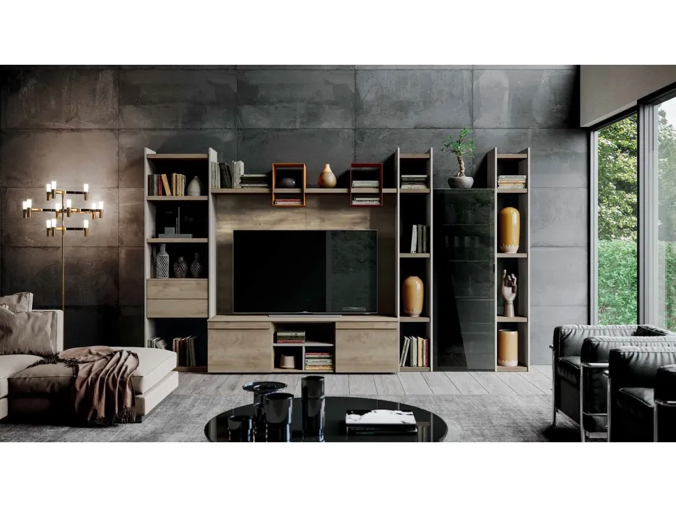 Mobile soggiorno modello Mito 5.0 - qsm623 di Imab scontato -50%