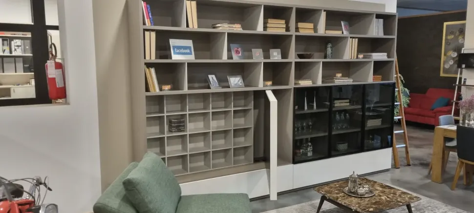 Mobile soggiorno modello Parete di Giellesse a PREZZI OUTLET