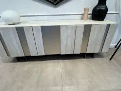 Mobile soggiorno modello Amsterdam keramik di Cattelan italia in Offerta Outlet