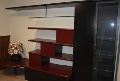 Mobile soggiorno modello Lorenzetti bordeaux di Sangiacomo a PREZZI OUTLET