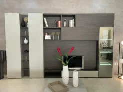 Mobile soggiorno modello Parete attrezzata homy santalucia di Santalucia scontato -41%