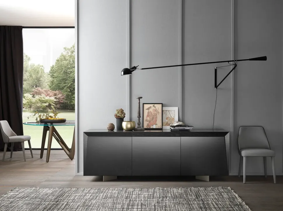 Mobile soggiorno modello Madia laccata di Md work a prezzo scontato