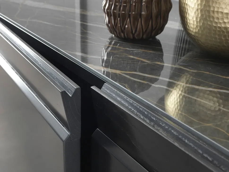 Mobile soggiorno modello Madia laccata di Md work a prezzo scontato