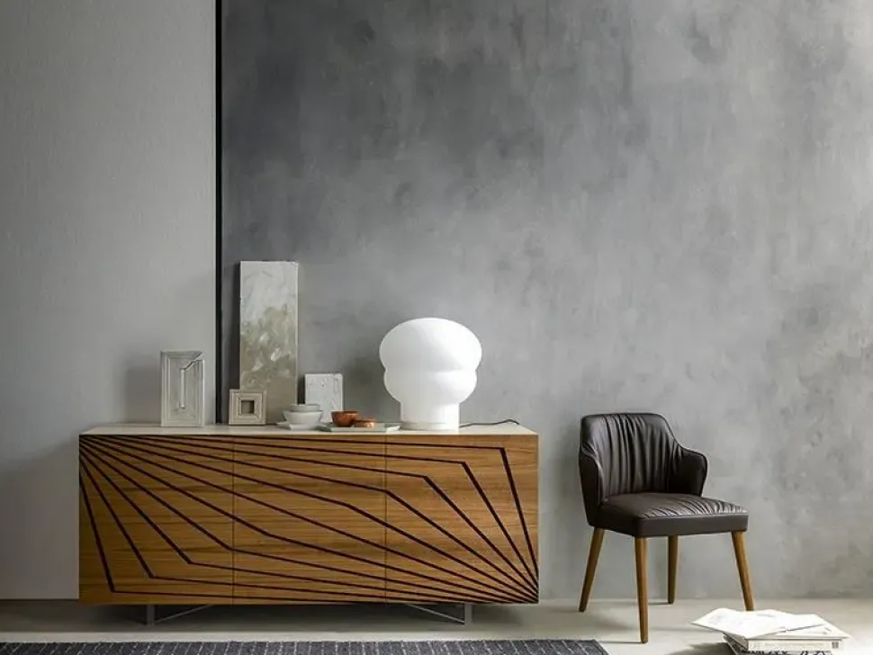 Mobile soggiorno modello Optik di Compar a prezzo Outlet