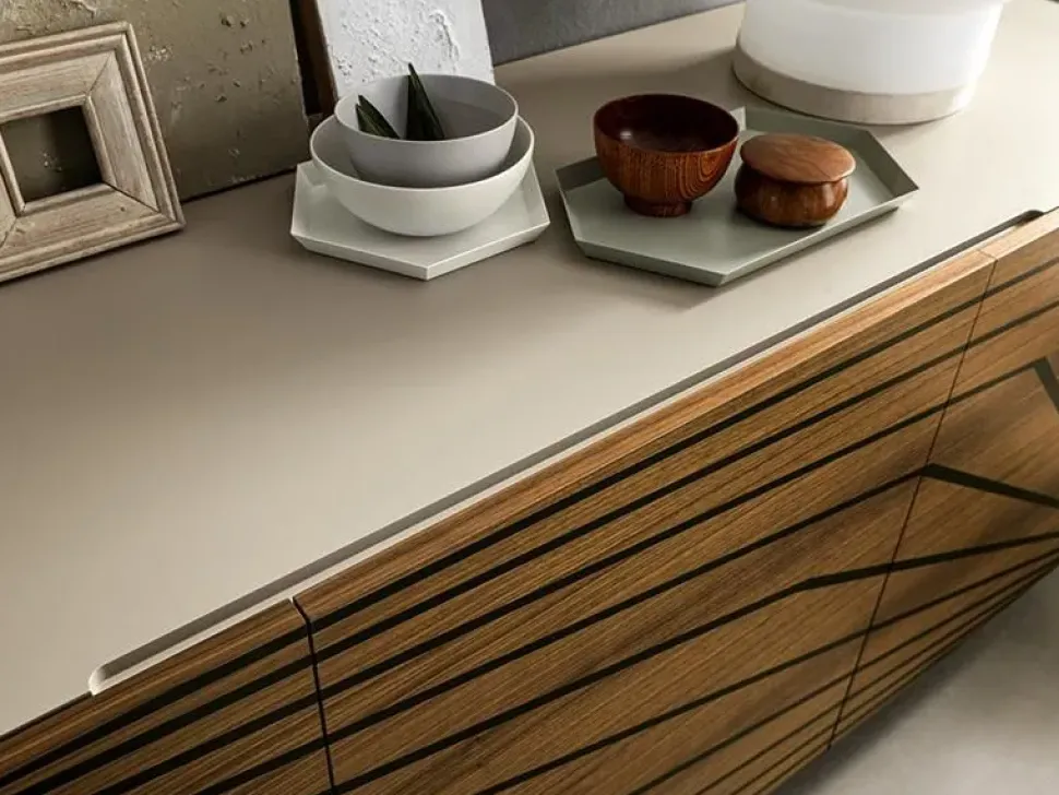 Mobile soggiorno modello Optik di Compar a prezzo Outlet