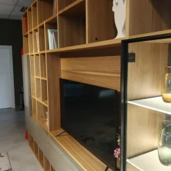 Mobile soggiorno modello Selecta  di Lema scontato -50%