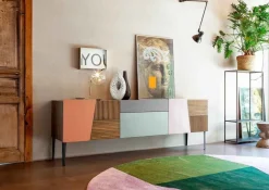 Mobile soggiorno modello Porta tv l.235 di Devina nais a PREZZI OUTLET