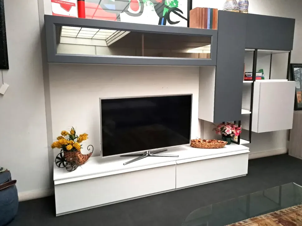 Mobile soggiorno modello Gsgex2 di Giessegi a PREZZI OUTLET