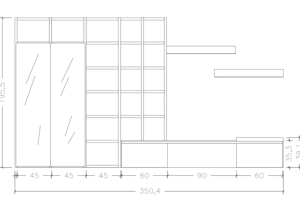 Novamobili Living System: parete attrezzata con ribasso esclusivo!