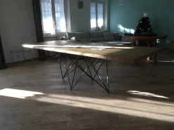 OFFERTA tavolo RENDY di CUCINESTORE (misura 250x110cm) con piano in legno massello