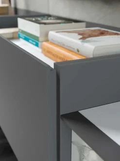 Outlet: soggiorno Story 4 di Astor, laminato materico, skyline 3.0.