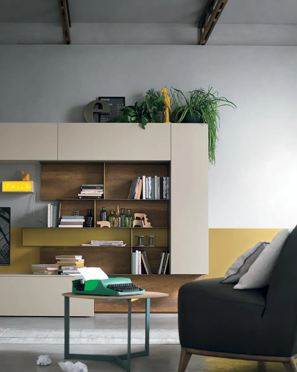 Parete attrezzata A081 Tomasella con uno sconto del 25%