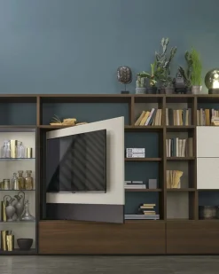 Parete attrezzata A117 Tomasella in stile moderno a prezzo scontato