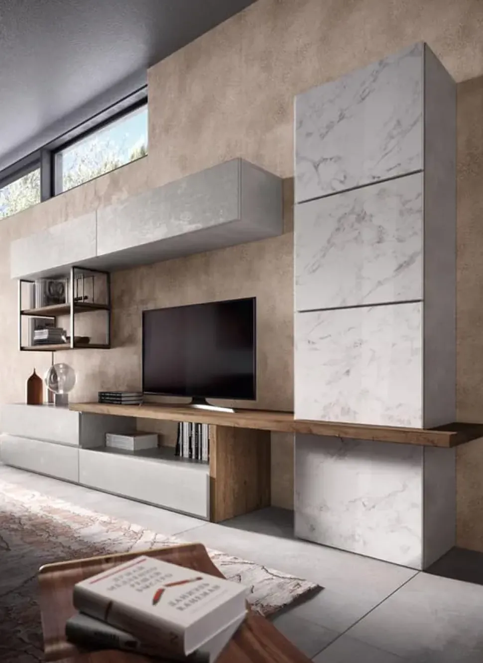 Parete attrezzata Alba 1 606 di Albamobili scontata del 30%