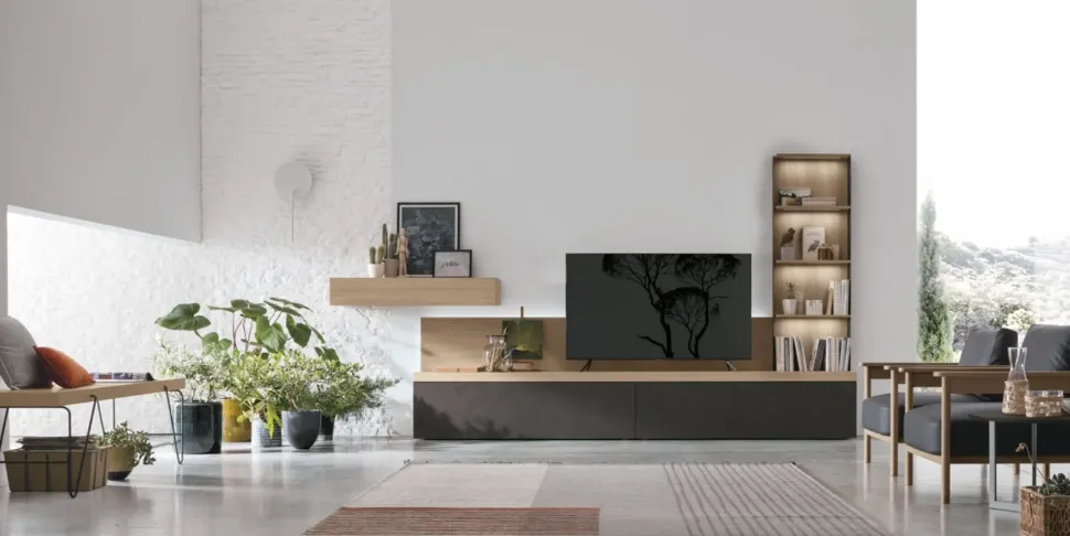 Parete attrezzata At117 del marchio Tomasella con uno sconto esclusivo