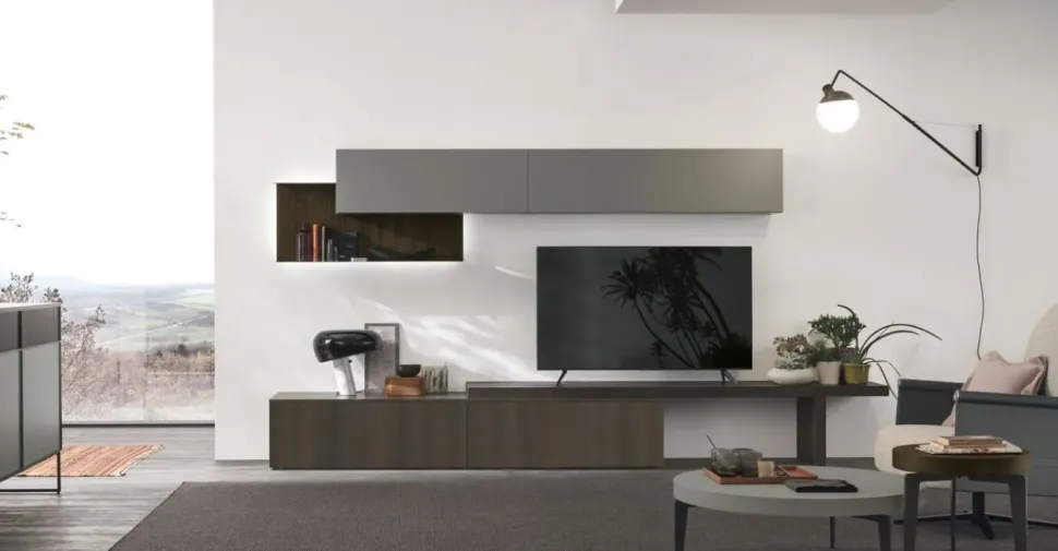 Parete attrezzata At109 di Tomasella in OFFERTA OUTLET