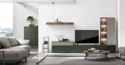 Parete attrezzata At116 Tomasella in stile design a prezzo ribassato