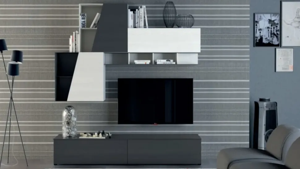 Parete attrezzata Atlante skt2 di Tomasella scontata del 30%