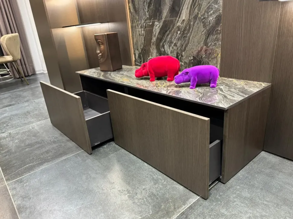 Parete attrezzata Bluna di Binova scontata del 45%