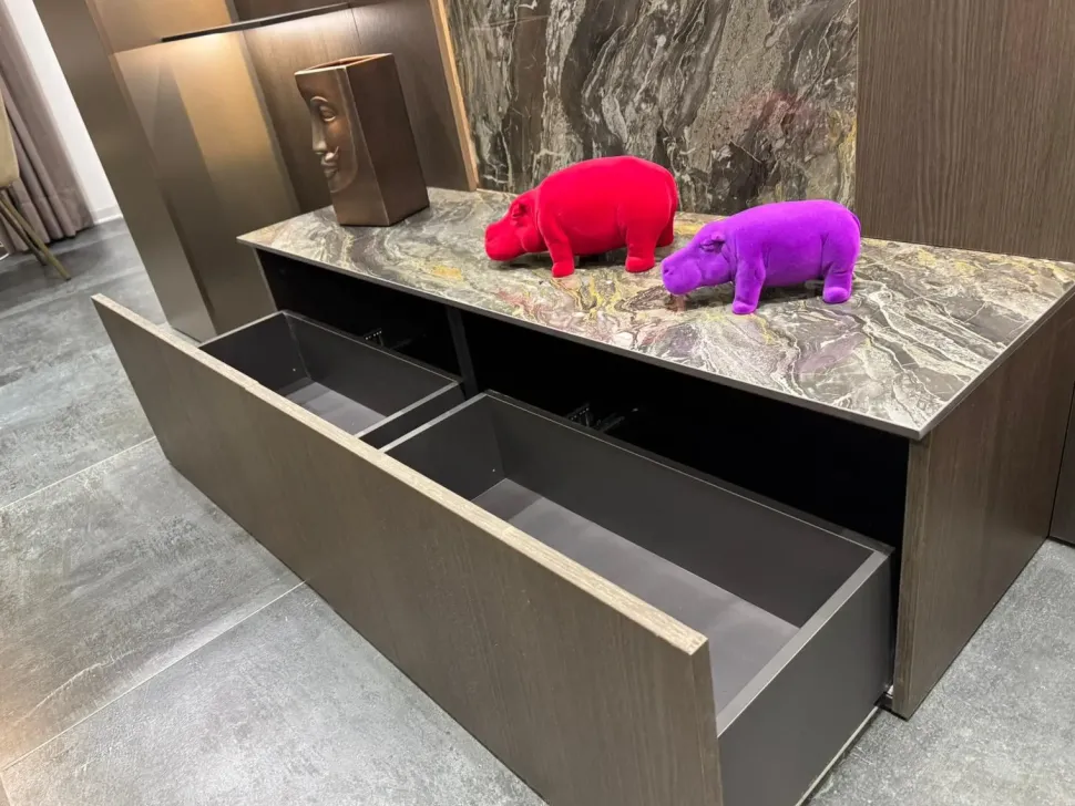 Parete attrezzata Bluna di Binova scontata del 45%