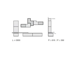 Parete attrezzata by Favero 3RF 1330_A