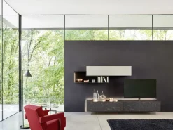 Parete attrezzata Ceramica 4 Sangiacomo in stile moderno a prezzo ribassato