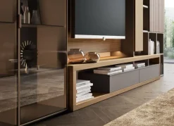 Parete attrezzata Composizione horizon 1022 dell'azienda Mobilgam con un ribasso esclusivo