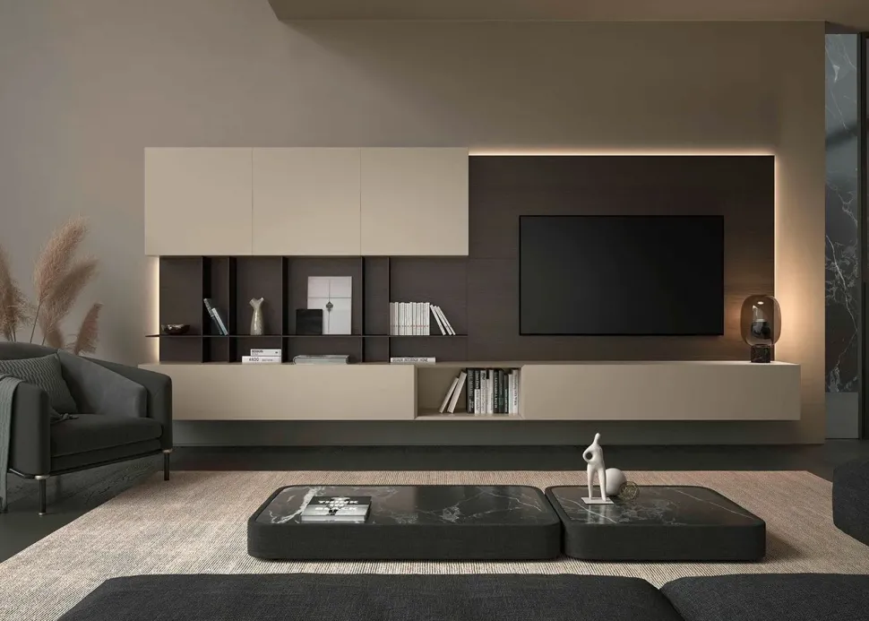 Parete attrezzata Cube 6 di Olivieri scontata del 27%