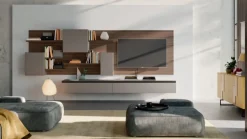 Parete attrezzata Day 02 Orme in stile moderna a prezzo ribassato