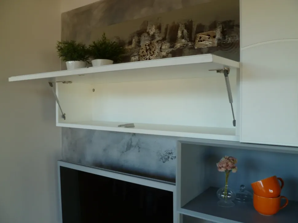 Parete attrezzata Decor Artigianale in stile design a prezzo ribassato