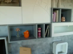 Parete attrezzata Decor Artigianale in stile design a prezzo ribassato